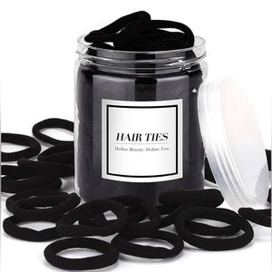 NWT 50PCS Multicolor Seamless Toddler Hair Cotton Seamless Ponytail Holders